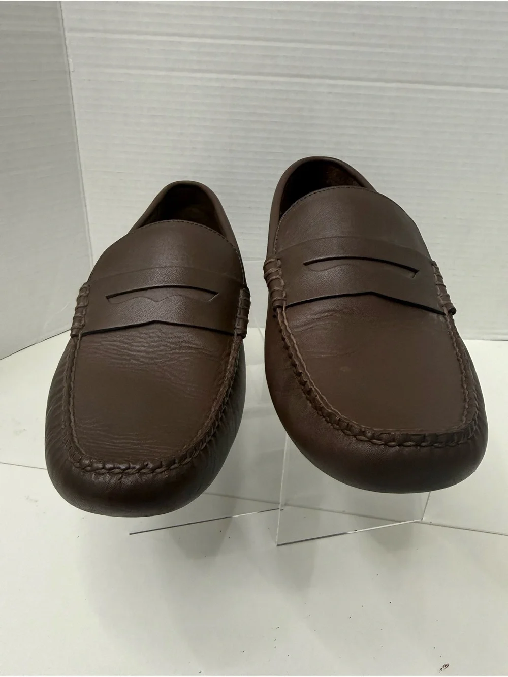 J. Crew Brown Leather Penny Loafers
